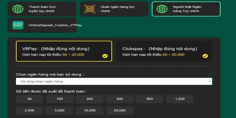 Phương thức người thật chuyển tiền ngân hàng